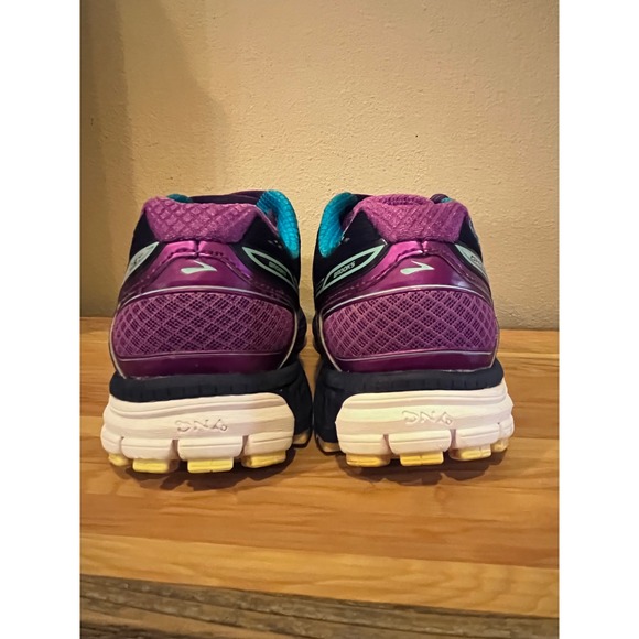Brooks Ghost 8 Women's Running Shoes Navy Blue Teal Pink Sz 7 Medium - Picture 6 of 13